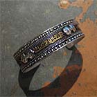 Tibetan silver, om mani pad mai hum amulet bangel